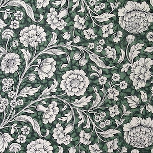Italian Paper - CARTA VARESE Design 283 - "Blumenteppich green"