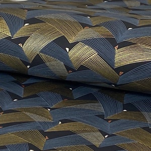 Carta giapponese CHIYOGAMI - Design "Corde d'oro 2" 63 x 47 cm