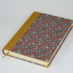 Floral Italian Paper Notebook: Linen Spine, Acid-Free Pages image 2
