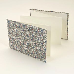 LEPORELLO Photo-Fanfold, Horizontal Format, CARTA VARESE  design *Röselein blau*