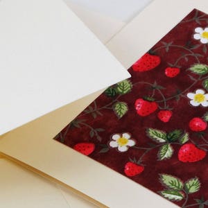 Carte routière quadratique *Erdbeeren* / Carte double