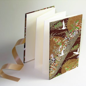 Faltbook photo LEPORELLO CHIYOGAMI Design « Grues blanches 2 »