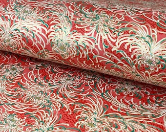 Japanese CHIYOGAMI Paper - Design  TDK-211 "Chrysanthemums"