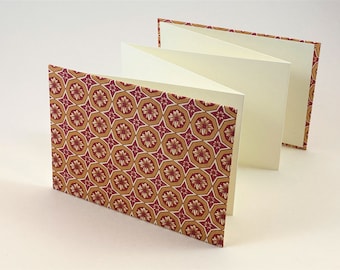 LEPORELLO - 16,5 x 11,5 cm Querformat,  Einband italienisches CARTA VARESE