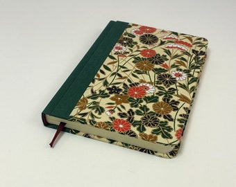 Carnet de notes 10 x 15 cm (4 x 6 po.) 192 p. Motif CHIYOGAMI « Fleurs de foin »