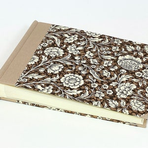 Photo Album 21,5x15,5cm / 8,5"x6" - Cover Carta Varese "Flower Carpet Brown"