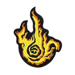 Waanzinnige vlam-patch, Midra Lord of Frenzied Flame geborduurde patch, Elden-ring Lord of Chaos-borduurwerk, Dark Souls-cadeau