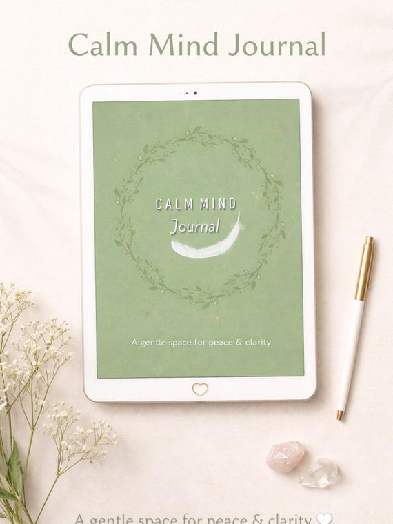 Soft Reset Calm Mind Digital Journal