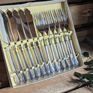 Vintage Epns Fish Knives - Etsy