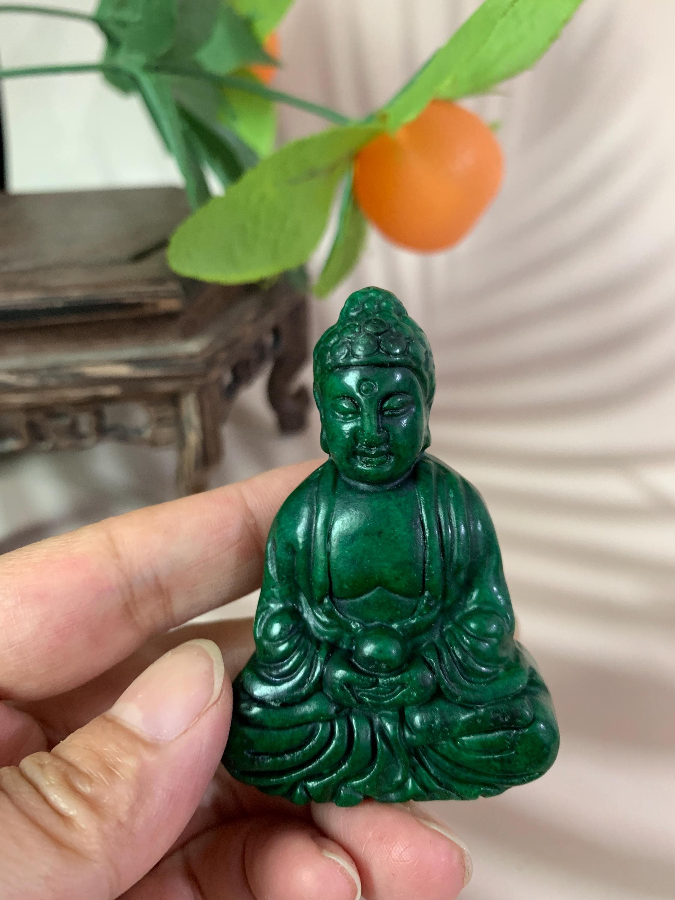 Jade buddha statue - Etsy 日本