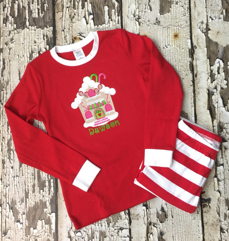 Gingerbread House Pajamas Christmas Ginger Bread House Pjs Gingerbread House