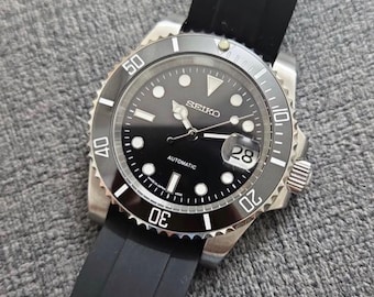 Refurbished Vintage Seiko 5 Automatic Black Dial 4R35A 24J JDM - Men's Dress Wrist Watch