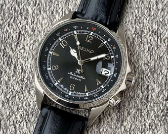 Refurbished Vintage Seiko Prospex Alpinist Black Sunburst Dial 6R35A 24J SBP121J1 JDM