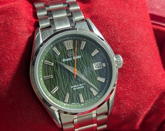 Refurbished Vintage Grand Seiko Green Dial – 40MM Automatic 6R35A Mens Dress Watch JDM