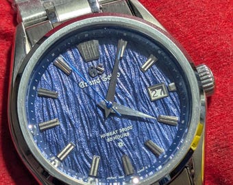 Refurbished Vintage Grand Seiko Blue Dial – 40MM Automatic 6R35A Mens Dress Watch JDM