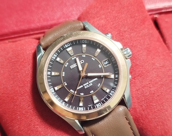 Vintage Seiko Solar Radio Wave Control 42MM 7B22 0BN0 APR 1980 JDM