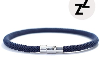 Minimalist Rope Bracelet with Stainless Steel Magnetic Clasp Unisex