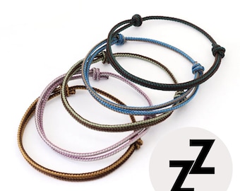 2 mm dünnes ethnisches Armband für Männer – Einstellbar Geschenk im Boho Stil