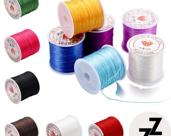 1mm Elastic Beading Cord Stretch Thread for Jewelry Making Bracelets