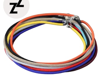 4mm Rope Choker Necklace for Men with Stainless Steel Clasp