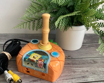 Vintage Y2K Spongebob Squarepants Dilly Dabbler Plug & Play Game - 2004 - Jakks Pacific - Tested and Works! - TV Console Game