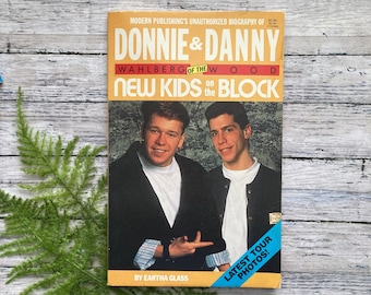 Vintage New Kids on the Block Unauthorized Biography - Donnie & Danny - NKOTB - 1990 - Paperback - '90s Boys Bands