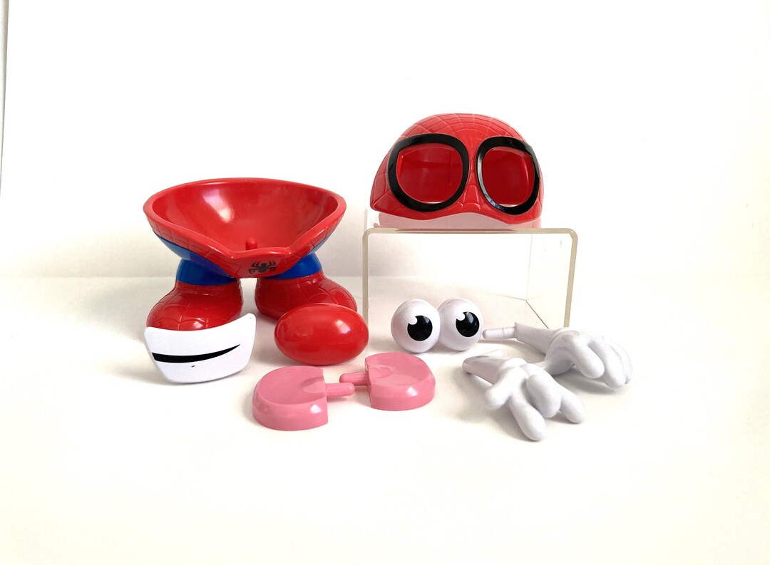 Mr. Potato Head Replacement Parts Spiderman Mr. Potato Head Etsy