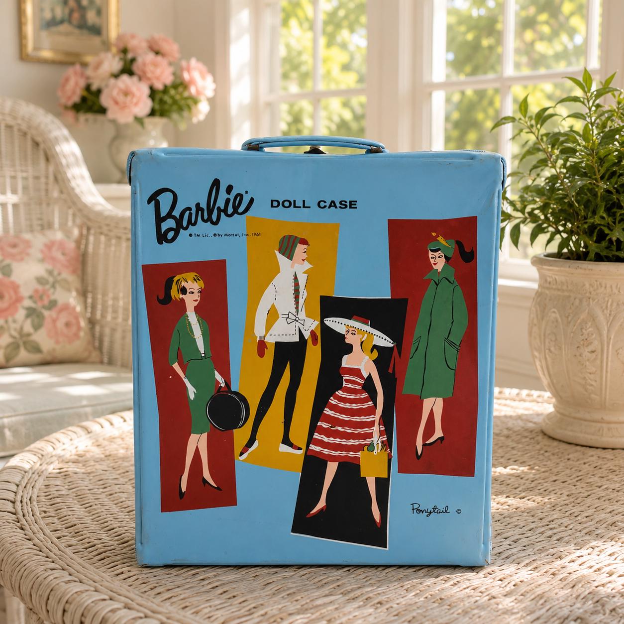 Vintage Barbie Blue Case - Etsy