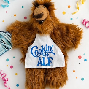 Vintage ALF Hand Puppet Plush 1986 Cooking with Alf