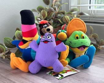 Vintage EVIL GRIMACE Purple Tubby With a KNIFE Skateboarding