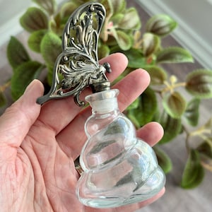 Antique Glass Swirl Bottles - Etsy