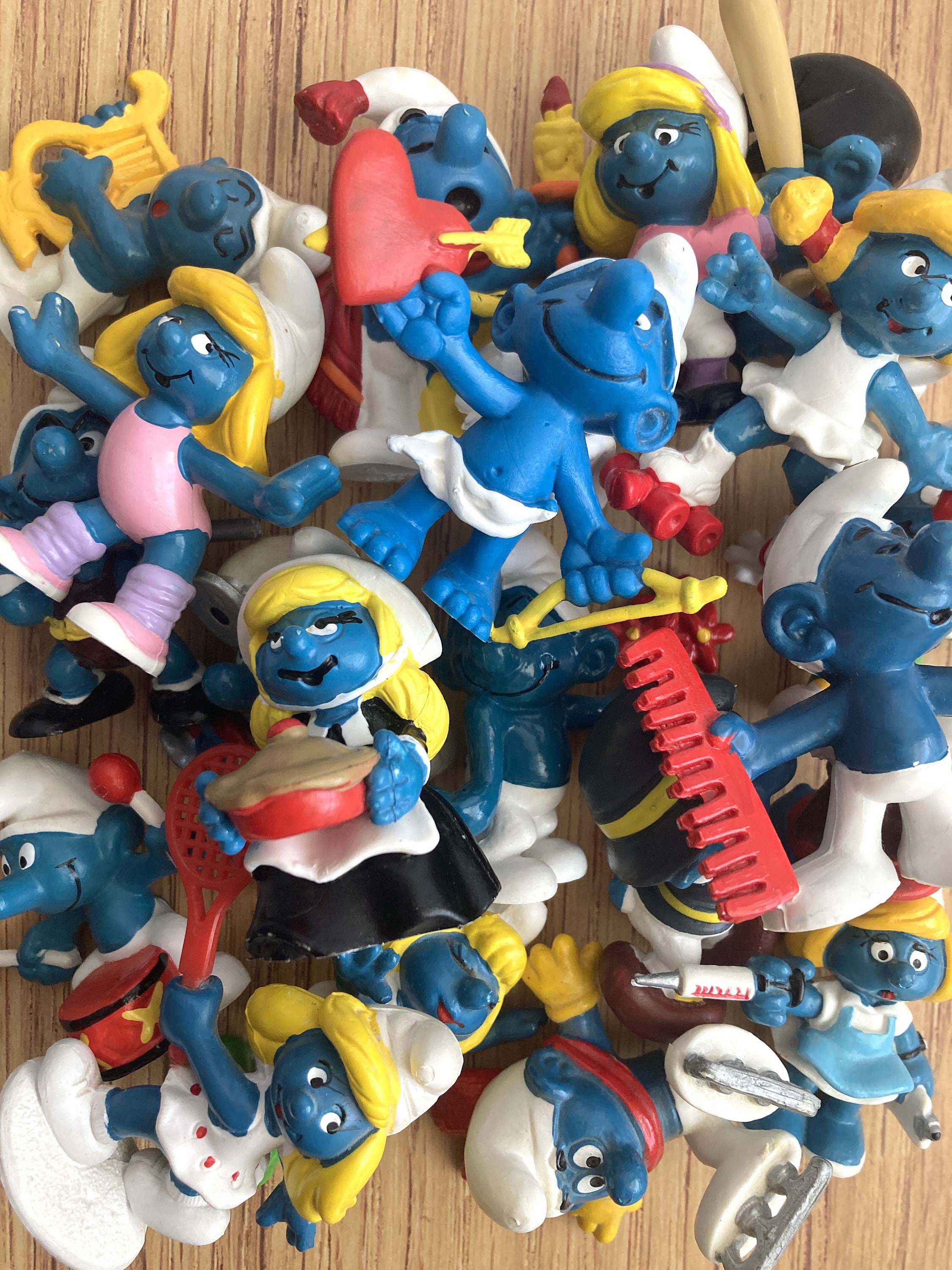 Vintage PVC Smurf Figures - YOU CHOOSE - 1960s 1970s 1980s - Pick 