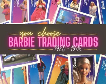 You Choose - Barbie Trading Cards - 1980 1981 1982 1983 1984 1985 Era - Barbie Trading Cards from the 1990s