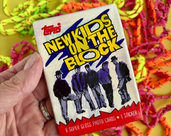 Vintage NKOTB Trading Card Pack: 1989 Topps New Kids on the Block