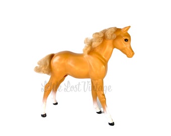 Vintage Barbie Dream Horse Dixie - Baby Palomino - 1983 - Barbie Doll Pony - Vintage Horse