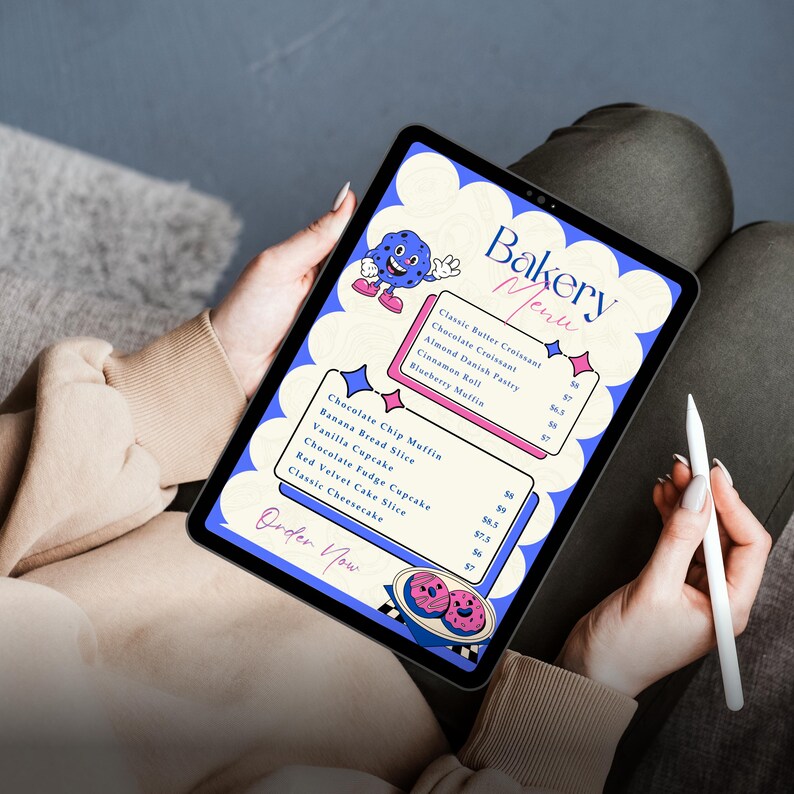 Bakery Menu Template | Bakery Price List (canva Editable) - Etsy