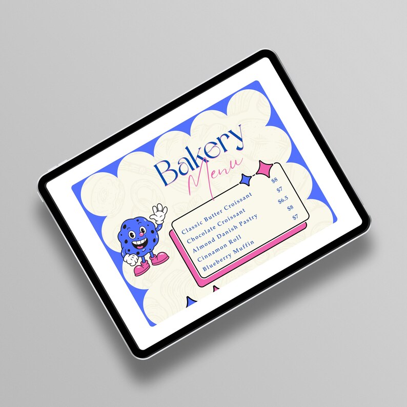 Bakery Menu Template | Bakery Price List (canva Editable) - Etsy