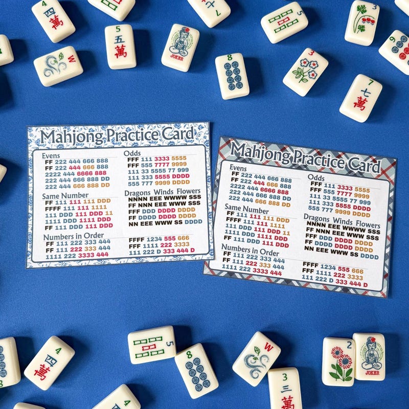 Mah Jong 2026 Cards - Etsy