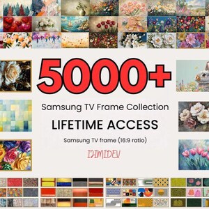 5000+ Frame TV Art Bundle • Frame TV Artwork • vintage tv set  • Famous Art • Vintage Art • Lifetime Access
