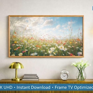 Cornice TV astratta Samsung, salvaschermo primaverile, cornice TV con motivi floreali, cornice TV digitale da scaricare