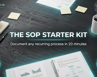 Kit de inicio de SOP/Guía, plantillas e índice (descarga digital)