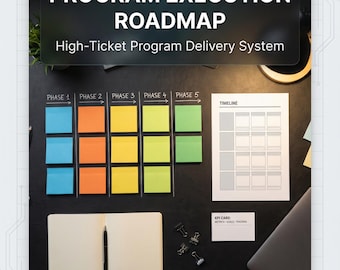 Hoja de ruta de ejecución del programa (PDF), hoja de ruta del programa de coaching de alto nivel, indicadores de resultados y éxito