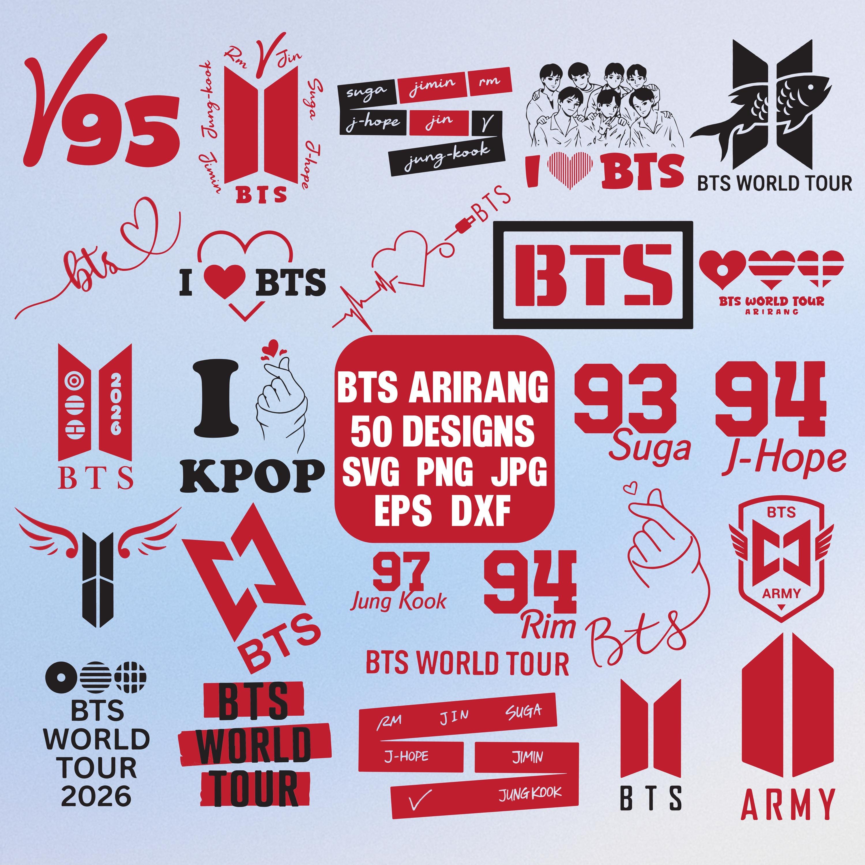 BTS メンバーサイン Btsメンバーの署名 - Etsy 日本
