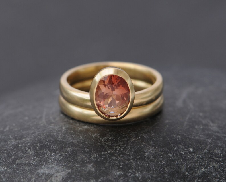 sunstone engagement ring