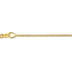 May include: A gold chain necklace with a lobster clasp.