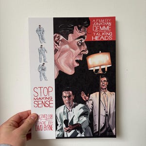 Talking Heads Stop Making Sense Illustration Print