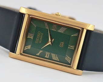 Vintage very rare Men's Lassale (Seiko) Silver tone quartz watch