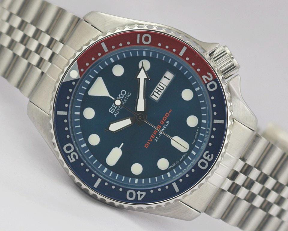 Seiko Diver Pepsi - Etsy