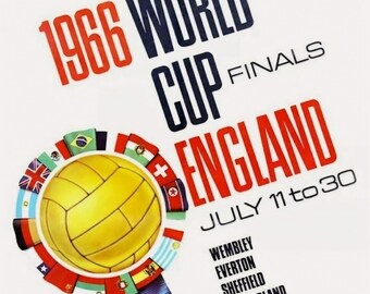 Poster incorniciato della Coppa del Mondo Inghilterra 1966 - Sembra incredibile GRANDE