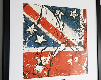 Copertina originale dell'album dei Stone Roses, incorniciata e montata.